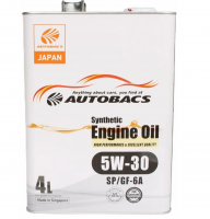 Autobacs Synthetic Engine Oil 5W-30 SN/GF-5, 4 л (A00032428)